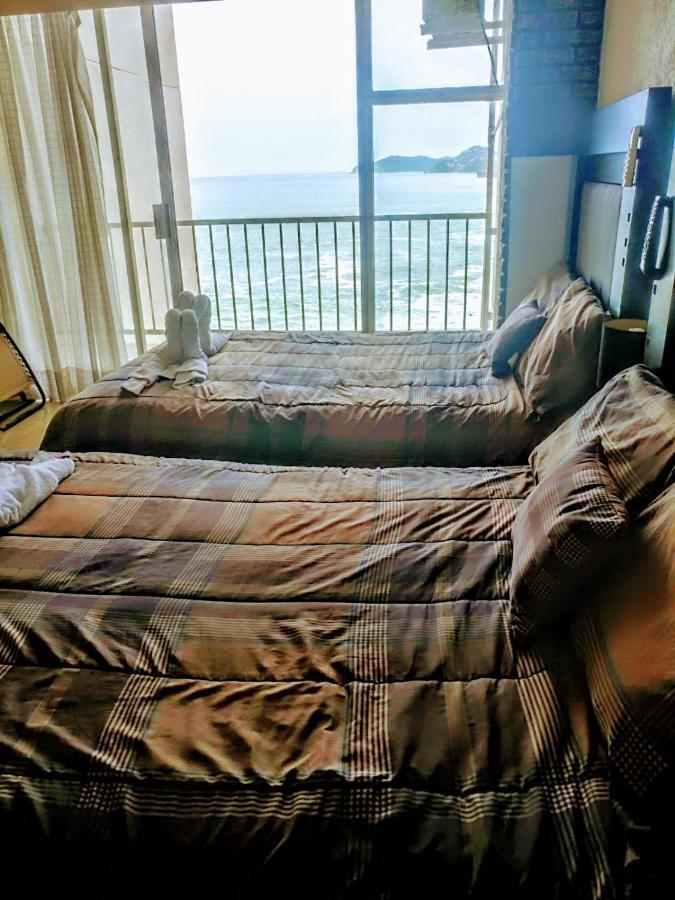 Suite En Torres Gemelas A Pie De Playa 611 Acapulco Exterior foto